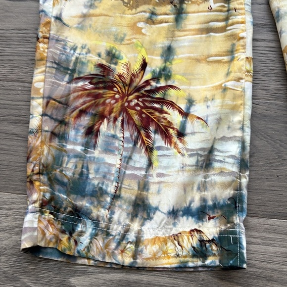 Lucky Beach | Vintage Tropical Hawaiian Hula Wear Paradise Pants Size Small - Picture 3 of 14